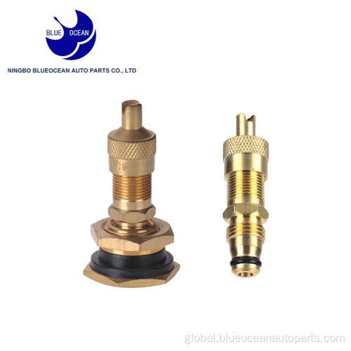 Metal Clamp-in Valve 812" dia off-the road car brass tire valves Supplier